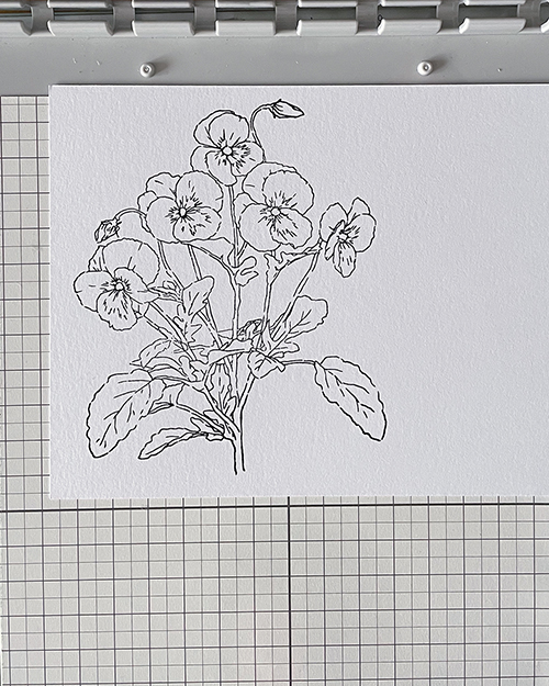 De bloemenstempel.
